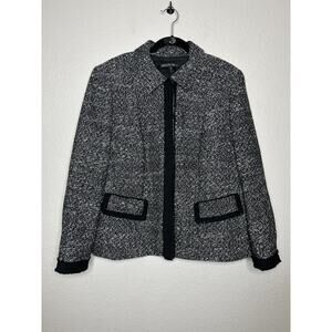 Lafayette 148 New York Monochrome Tweed Blazer